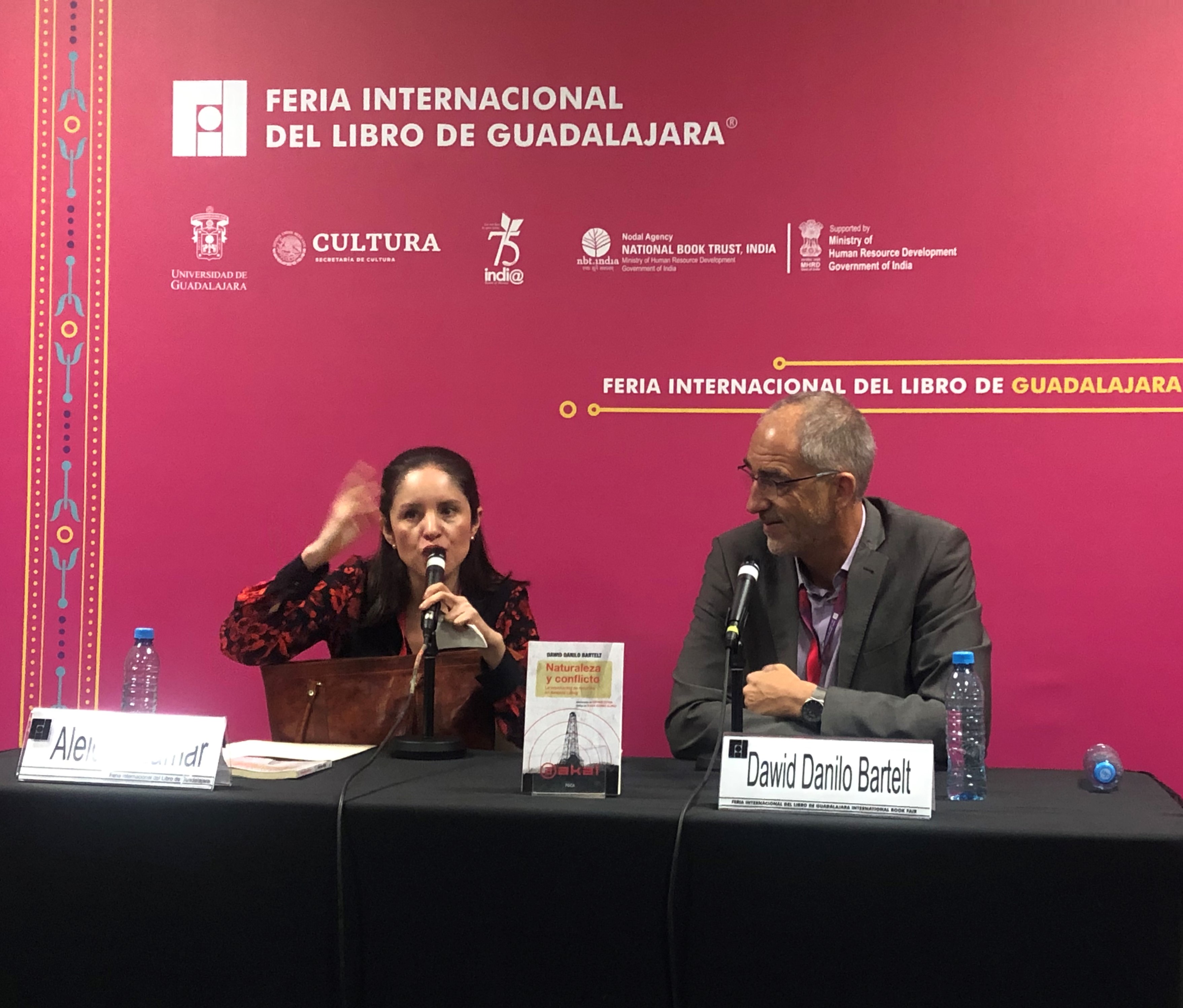 Aleida Azamar y Dawid Bartelt Aleida Azamar y Dawid Bartelt