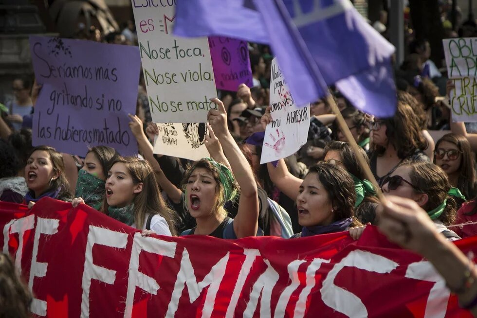 Protestas feministas en Ciudad de México