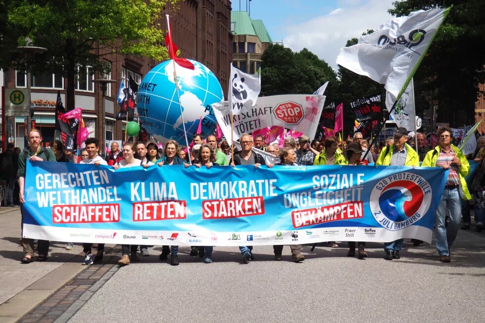 Protesta frente al G20