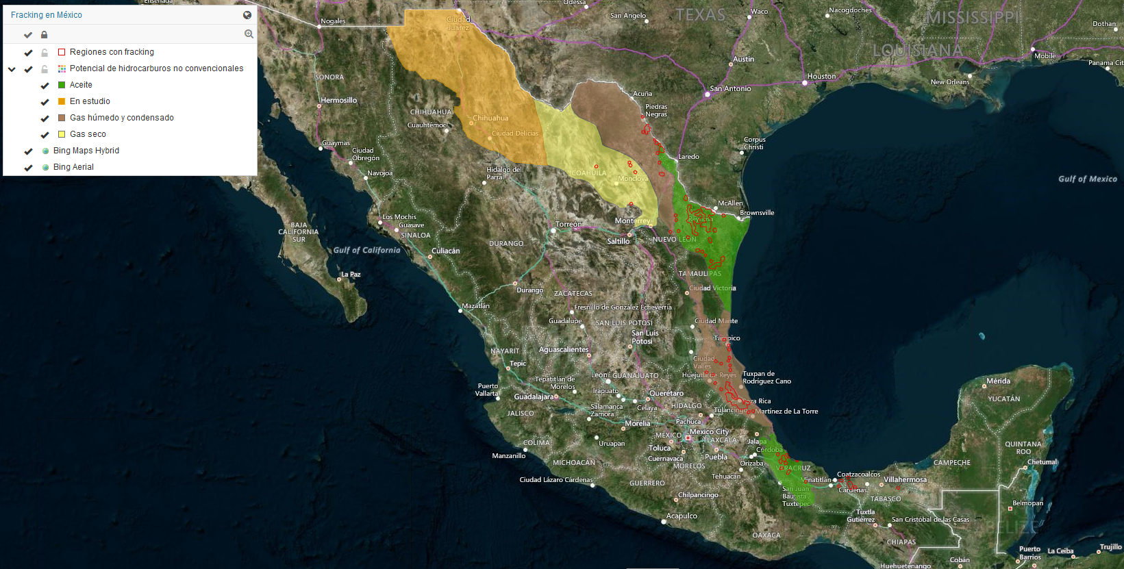 Cartocrítica: Fracking y yacimientos no convencionales